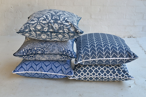 016  Blue Zen & Delft Cushions